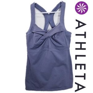 Athleta active top size L attached sports bra